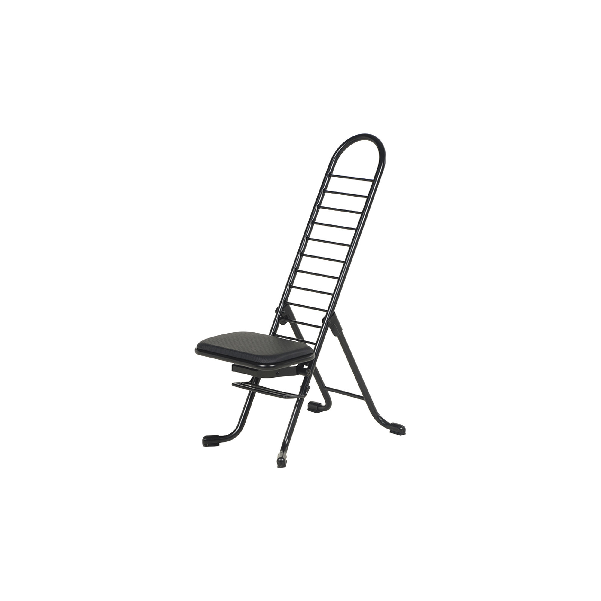 Vestil Height-Adjustable Ergonomic Worker Chair - 13in.-34in. Seat Height, 220-Lb. Capacity, Black, Model# CPRO-600